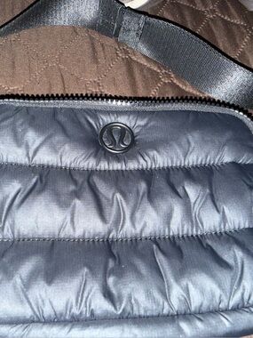 Lululemon Black Quilted Puffer Crossbody Bag